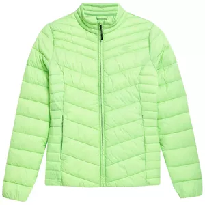 Women's down jacket 4F F094 green lightweight warm