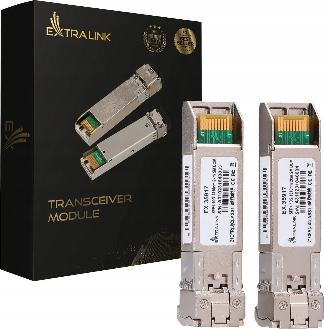 SFP+ Extralink EX.35917 10Gbps 1310nm 2km Photo 2