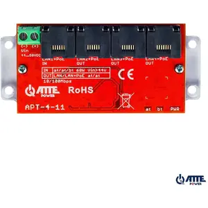 PoE Extender Switch Atte APT-4-11 — 4-port 10/100 Mbps