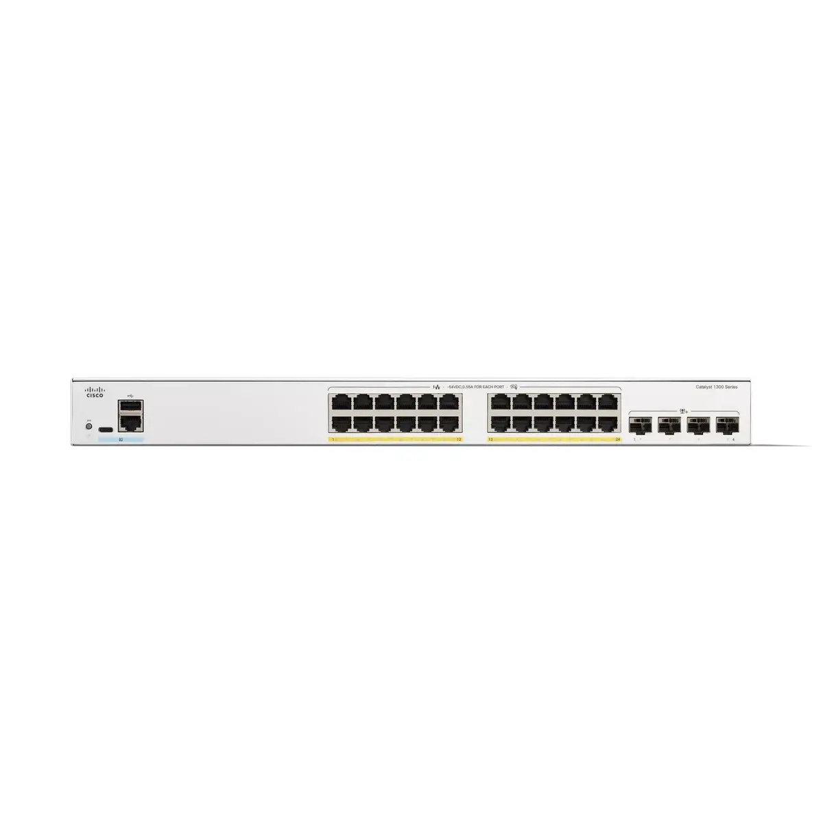 Pārvaldāms slēdzis Cisco Catalyst 1300-24P-4X Photo 2