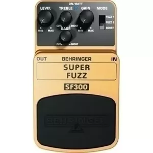 Behringer SF300 Distortion and Fuzz Guitar Effects Pedal