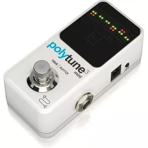 Guitar Tuner TC Electronic Polytune 3 Mini — polyphonic compact design, pedal tuner