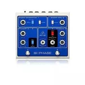 Phaser effects pedal Behringer DUAL-PHASE 000-E8M00-00010 — dual phaser effect for guitar/keyboard