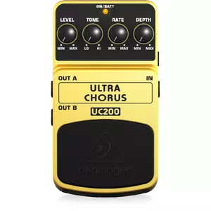 Behringer UC200 Effects Pedal Expression Pedal Black White AC and Battery Powered