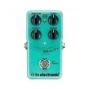 Compressor pedal TC Electronic HyperGravity Compressor True Bypass compact design