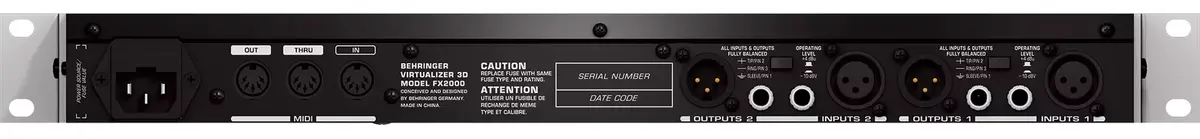 Эффектный процессор Behringer FX2000 Photo 3