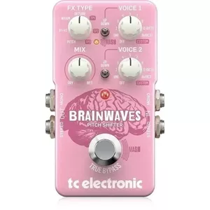 Гитарный питч-шифтер TC Electronic Brainwaves полифоническое перестройка тона True Bypass
