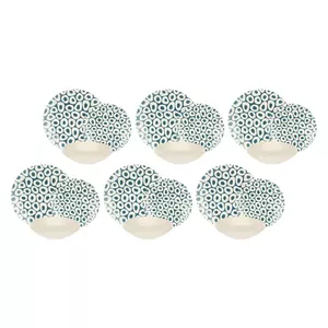 Dinner service for 6 people Rose&Tulipani R18420TA18 Sea Stones design, 18 pieces