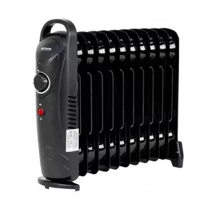 Electric Heater Volteno VO2829 Oil Radiator 11-Fins 600/1200W Black