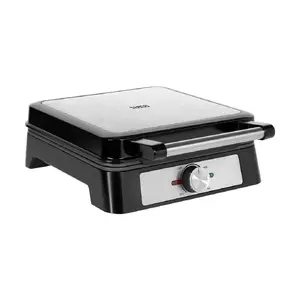 Waffle Iron TEESA TSA3236 4 Waffles 1600W Inox Power Adjustable