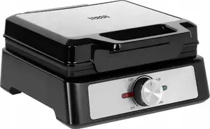 Waffle Iron TEESA TSA3237 — 2-waffle plates, 1600W, stainless steel, adjustable power