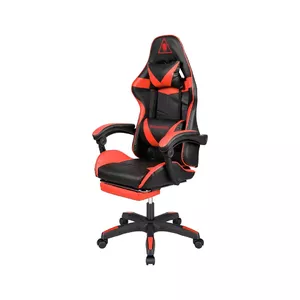 Gaming chair kruger & matz GX-150 Black-Red — ergonomic seat, reclining back, adjustable armrests
