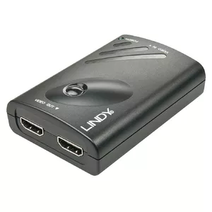 Lindy 38409 хаб-разветвитель DisplayPort Черный