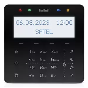 Smart Home Central Control Unit Accessory Satel INT-KSG2R-B Black 12V 224g