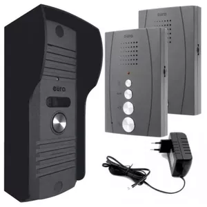 Intercom Eura ADP-51A3 1-family with 2 home stations, graphite