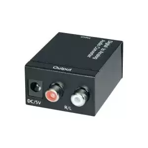 AV converter SpeaKa Professional 989149 — Toslink (optical) to RCA digital audio adapter