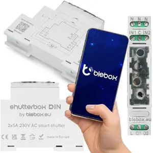 Shutter control module bleBox 37578 for roller shutters