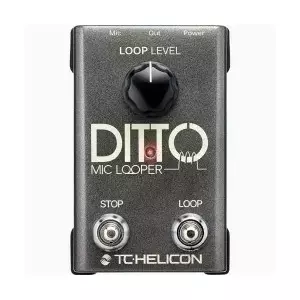 Microphone looper TC‑Helicon Ditto Mic Looper with microphone input (model 000-DDU01-00010)
