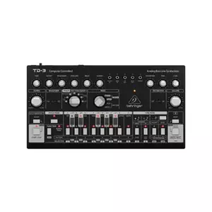 Analog synthesizer Behringer TD-3-SB Black 9V DC