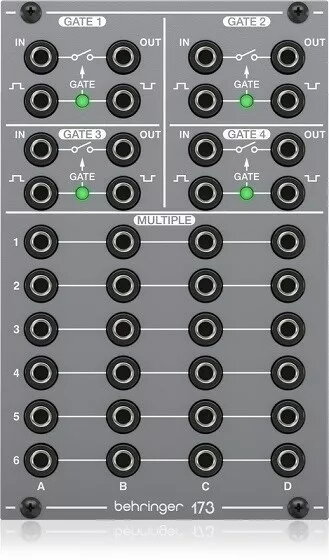 Behringer 173 QUAD GATE/MULTIPLES modulārā sintezatora