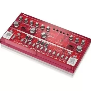 Bass synthesizer Behringer TD-3-SB Red Transparent analog bassline