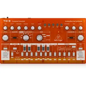 Analog synthesizer Behringer TD-3-SB Red 9V DC