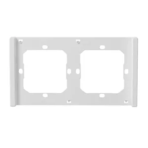 Wall switch frame Sonoff M5-80 2-gang white for 2-module installation