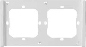Wall switch frame Sonoff M5-80 2-gang white for 2-module installation