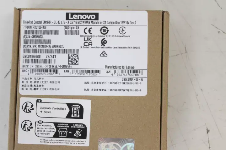 Lenovo ThinkPad Quectel EM160R-GL 4G LTE-A Cat 16 M.2 WWAN Photo 3