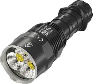 Rokas lukturis Nitecore TM9K PRO — 9900 lm, USB uzlāde, IP68, 133 mm, 227 g, alumīnijs, melns