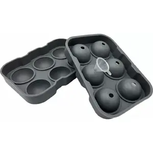Форма из силикона для 6 шариков льда для напитков и смузи, Alpenburg HT-6518D 3265