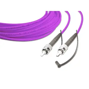 Fibre optic cable Lightwin LSP-50 ST-ST 5.0 OM4 ST ST 5 m Purple
