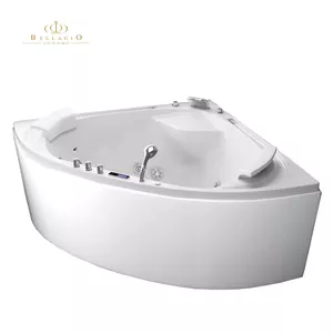 Brīvi stāvoša masāžas vanna Bellagio Luxury MT-NR1602 160×160 cm ar ūdens un gaisa masāžu