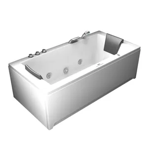 Masāžas vanna Bellagio Luxury MT-RT1802 183x90 cm ar ūdens un gaisa masāžu