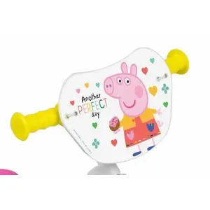 Bērnu velosipēds Toimsa TOI198 — tērauda rāmis 25,4 cm (10"), uniseks, rokas bremze, 2 riteņi, 3,5 kg, zaļš daudzkrāsains