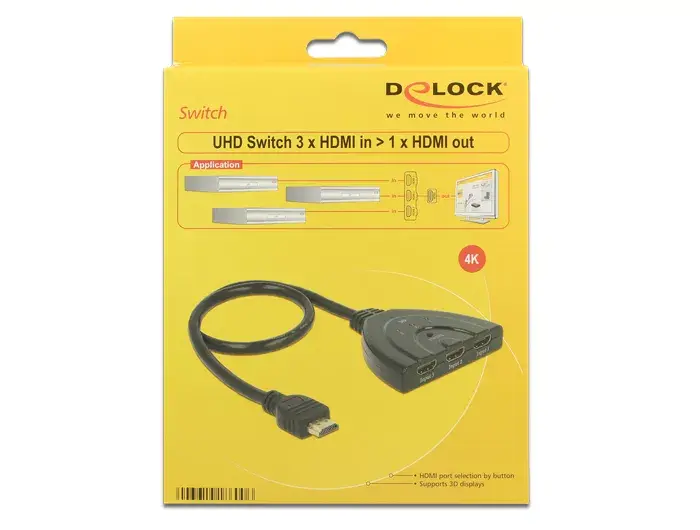 Video slēdzis HDMI DeLOCK 18600 Photo 2