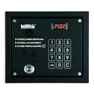 Аудио панель Laskomex CP-2503TP с считывателем ключей Dallas, черная