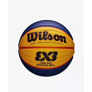 Мяч для баскетбола Wilson WTB0533ID для игры в помещении и на улице Синий Оранжевый Желтый