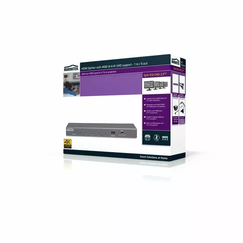 HDMI sadalītājs Marmitek Split 614 UHD 2.0 Photo 2