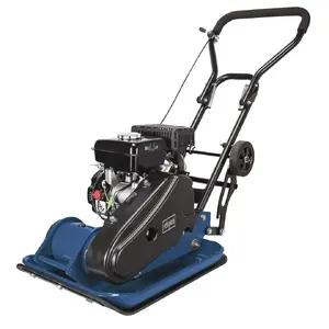 Plate compactor Scheppach HP2300S — petrol, 5.6 HP, 540×420 mm plate, 82.5 kg, 23,000 N compaction force