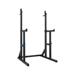 Barbell Rack with Safety Belay, Adjustable — Rebel Active RBA-2403