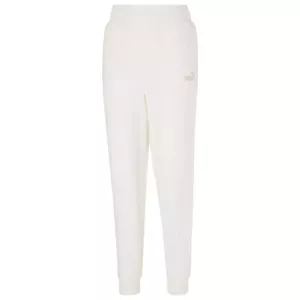 Женские брюки Puma ESS+ Embroidery High-Waist FL Cream