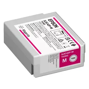 Картридж Epson SJIC42P-M оригинальный, пурпурный (magenta), 1 шт.