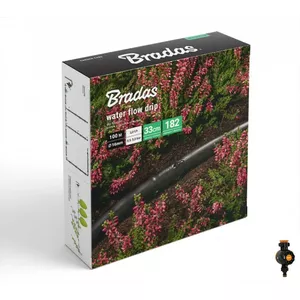Набор капельного шланга BRADAS DSWWF100-SET4-T — шланг 100 м с таймером расхода воды