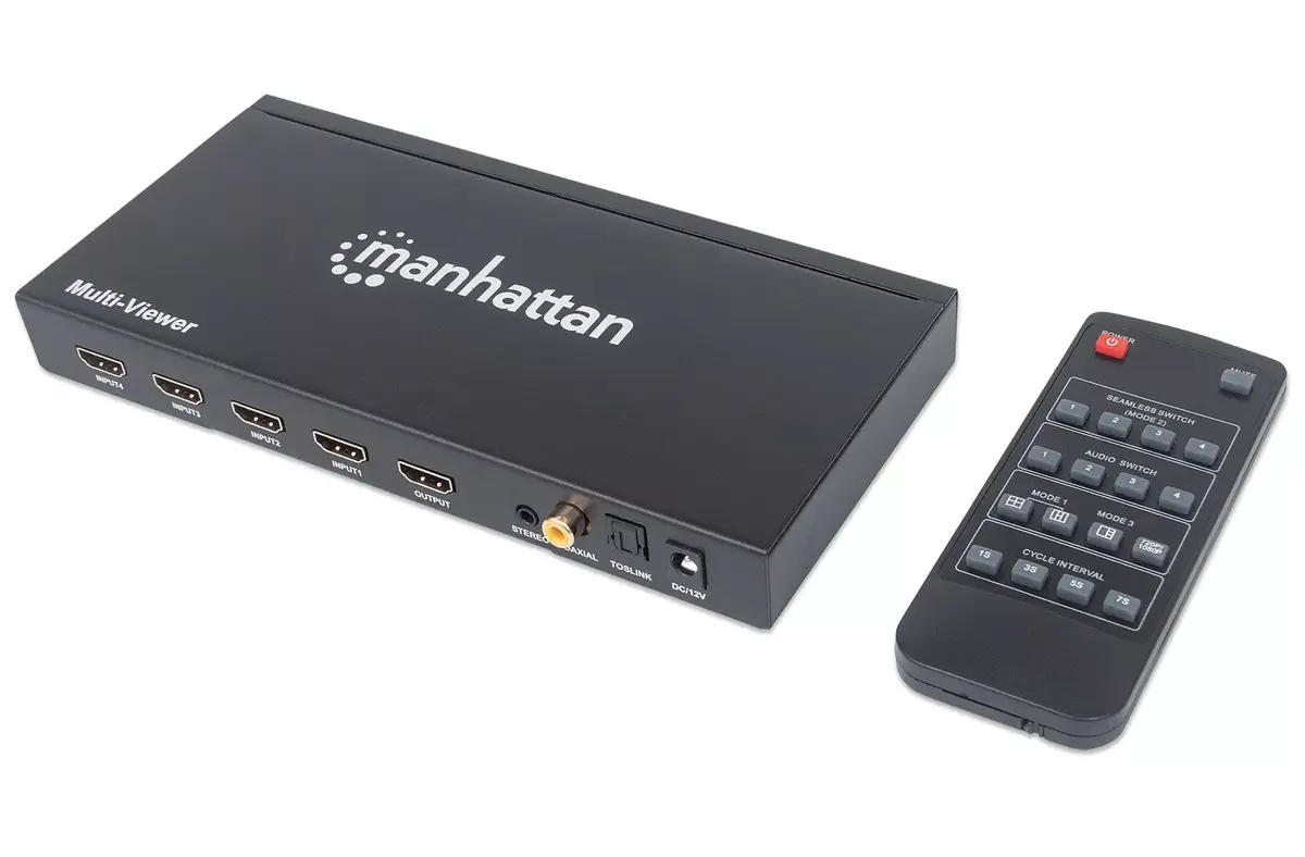 HDMI Multiviewer Switch Manhattan 1080p 4-Port Photo 9