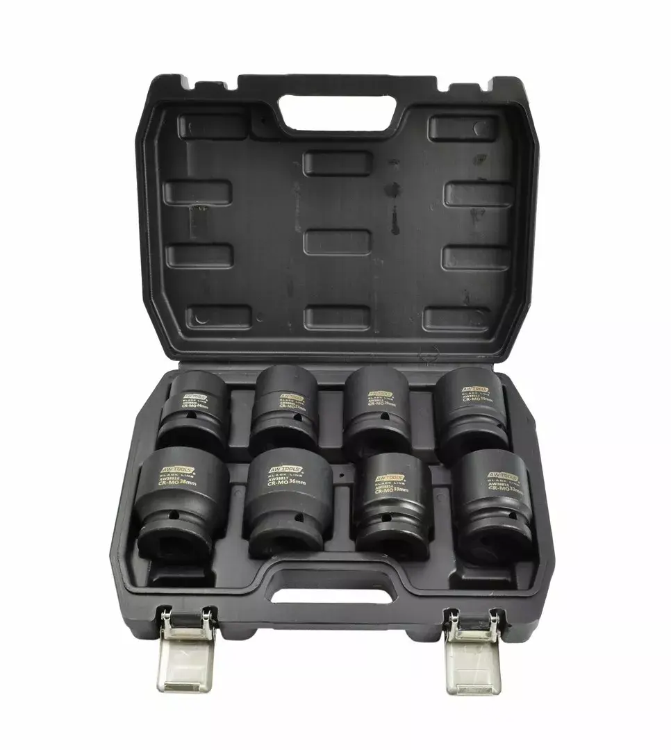 Impact Socket Set AWTools AW38851BL 3/4" 8pcs Photo 2