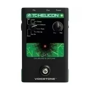 Vocal effects processor TC-Helicon VoiceTone D1 Dubler Detuner — pitch correction and detune vocal effects