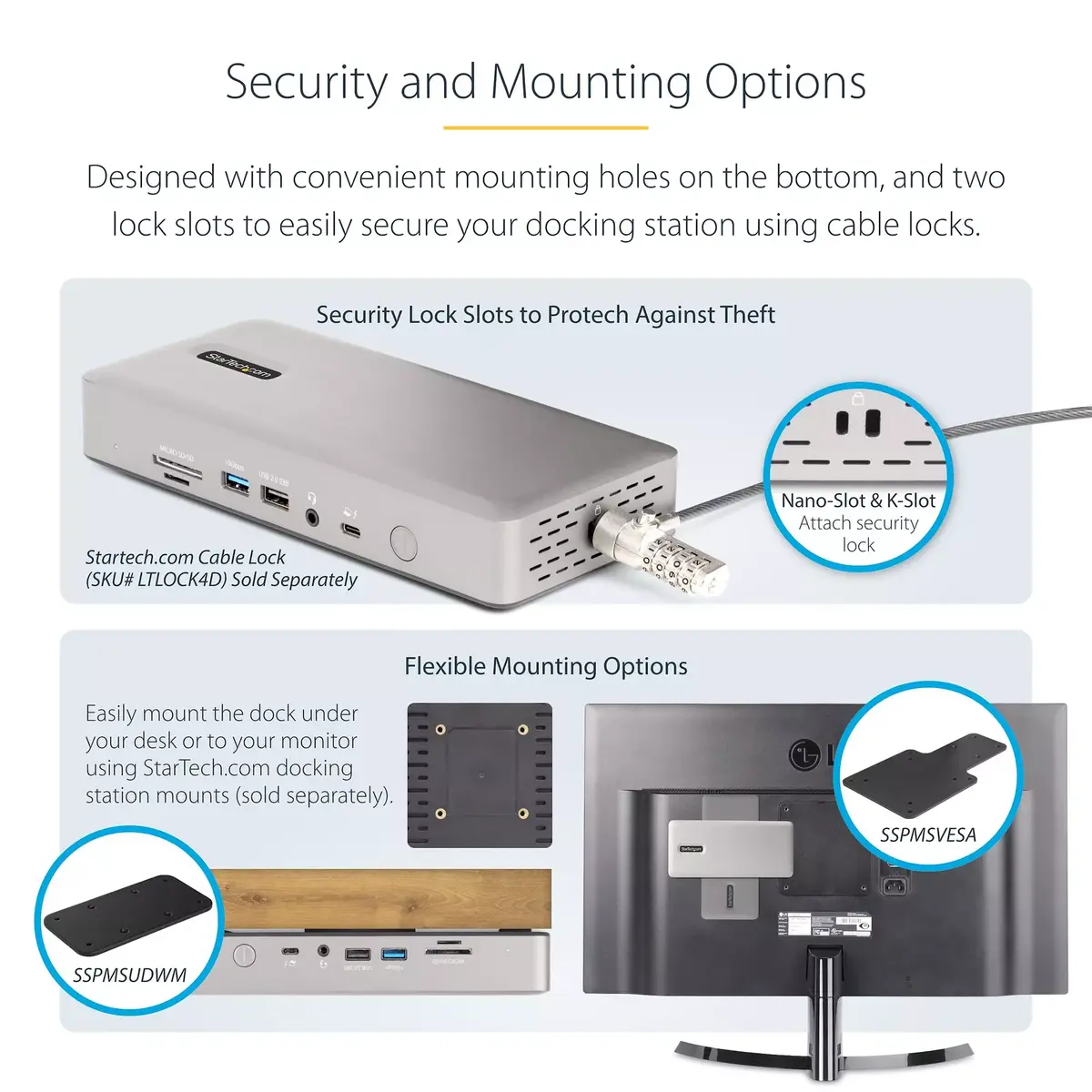 Docking Station StarTech.com Thunderbolt 4 Multi-Display Photo 5