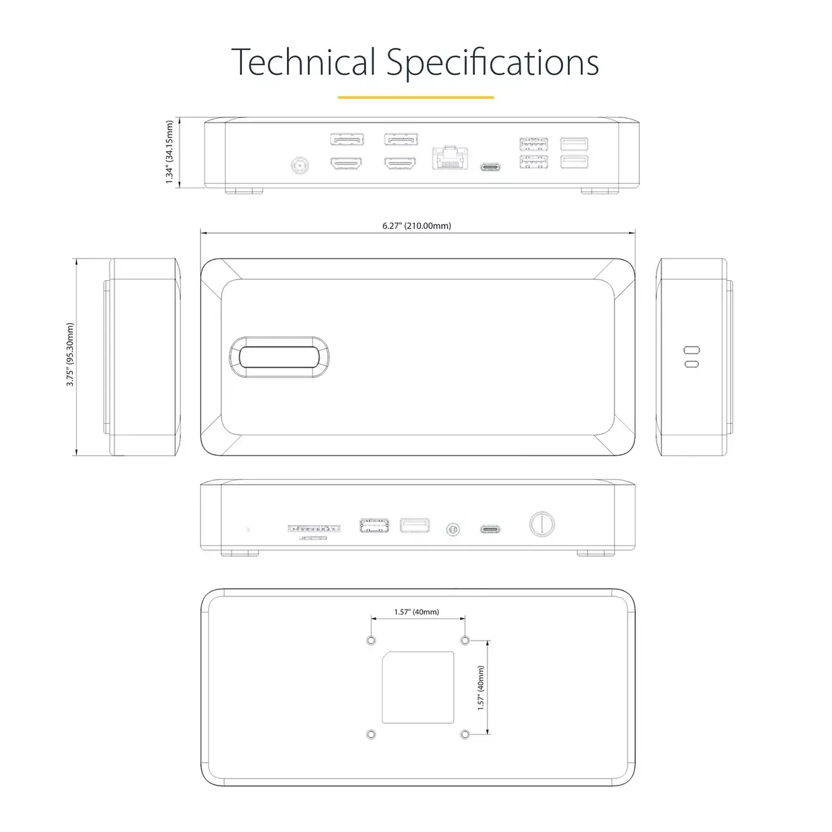 Docking Station StarTech.com Thunderbolt 4 Multi-Display Photo 8