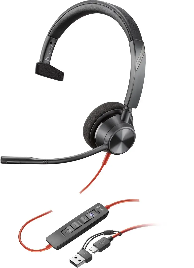 Моногарнитура HP POLY Blackwire 3310 Photo 24